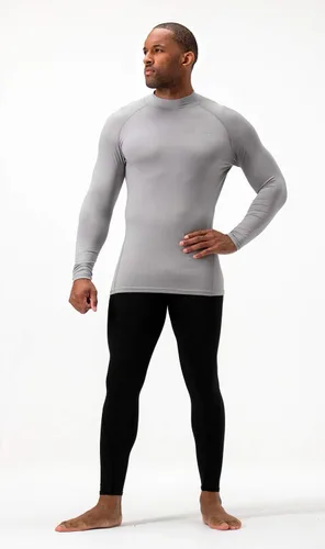 Miniatura 3 de DEVOPS 2 Pack Men's Thermal Turtle Mock Neck Shirts, Compression Long Sleeve Tops and Hoodies