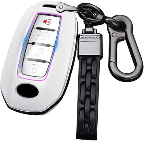 Miniatura 11 de ontto Funda para llavero con llavero compatible con Infiniti 2018 en adelante, funda para llave de automóvil de entrada sin llave, bolsa remota
