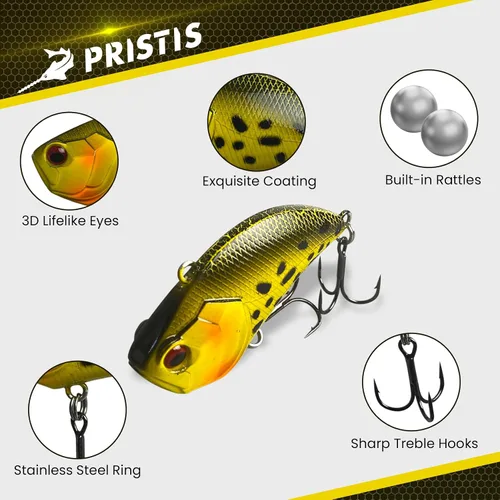 Miniatura 2 de Pristis Jig Head Fishing Lures for Freshwater Saltwater, Weedless Swim Jig Teasers with Sharp Hooks & Exquisite Coating, Pre-Rigged Vibrating Juego