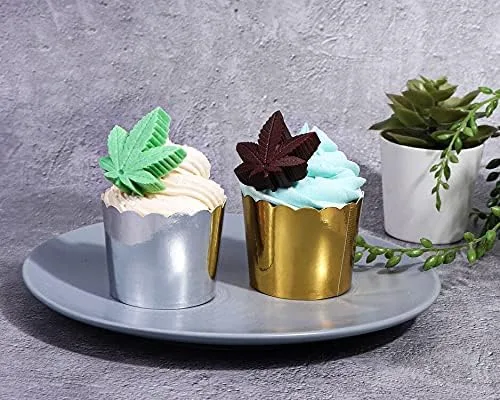 Miniatura 6 de Kamehame Moldes de silicona para caramelos de chocolate con hojas de 2