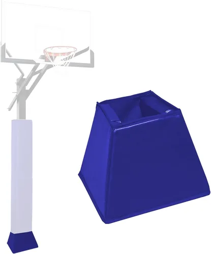 Miniatura 8 de Base acolchada de baloncesto de base cuadrada para baloncesto, almohadilla cuadrada de alta resistencia, para exteriores se adapta a 4 x 4 pulgadas