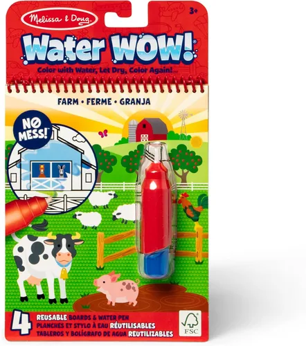 Miniatura 9 de Melissa & Doug On The Go Water Wow! Almohadilla de actividades para colorear reutilizable que se revela con agua - Selva