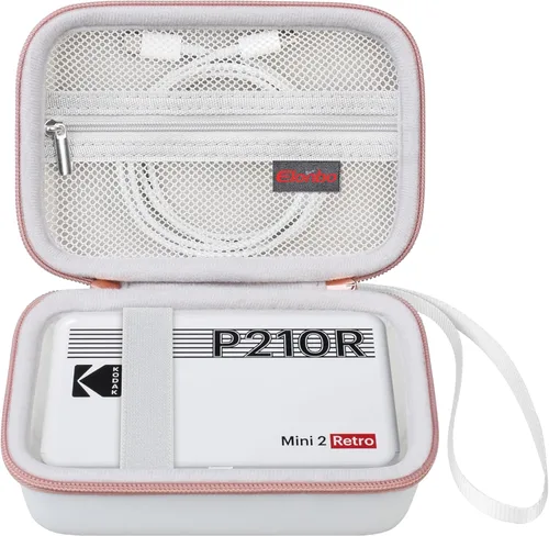 Miniatura 12 de Elonbo Funda de transporte para impresora fotográfica portátil KODAK Mini 2 Retro 4PASS, cámara digital de impresión instantánea a color mini, bolsa