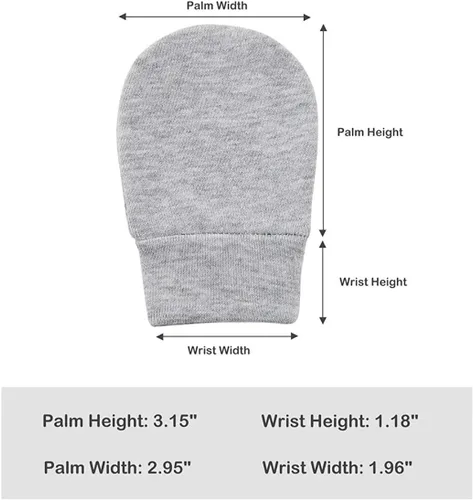 Miniatura 8 de Conjunto de gorro y manoplas para bebé, gorro de bebé para recién nacido, gorro de invierno