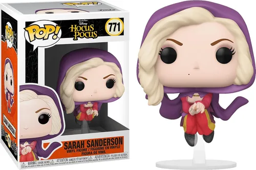 Miniatura 2 de POP Disney: Hocus Pocus – Sarah Sanderson Flying Funko Pop! Figura de vinilo (con funda protectora compatible con caja pop box), multicolor, 3.75