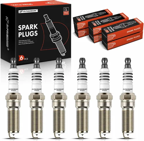 Miniatura 10 de A-Premium 4 bujías de platino iridio 4344 compatibles con Mazda 3, 5, 6 y Ford Fusion y Chevrolet Colorado y Buick Verano y Saturn Sky, 2.0L-2.9L