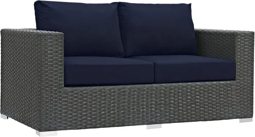 Miniatura 34 de Modway - Sillón para exteriores Lienzo toscano
