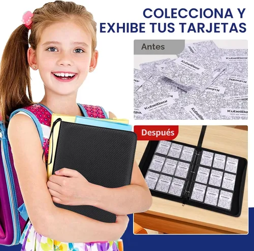 Miniatura 6 de Carpeta de tarjetas – Capacidad 720, tarjetero con cremallera para MTG, tarjetas deportivas y coleccionables – Almacenamiento sin ácidos, duradero