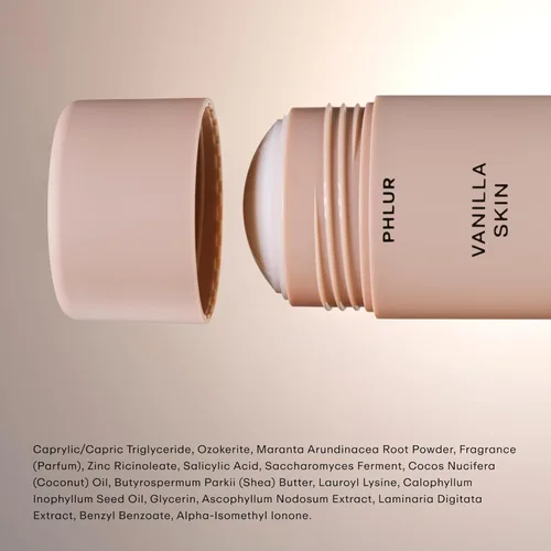 Miniatura 7 de PHLUR Vanilla Skin Desodorante natural, 1.76 onzas, desodorante sin aluminio para mujeres y hombres, protección contra olores de larga duración