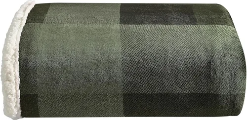 Miniatura 15 de Eddie Bauer - Manta, Forro Polar Cepillado y Ropa de Cama Sherpa Suave, Manta para Sofá y Cama (Gris Tono Alce, 50" x 60")