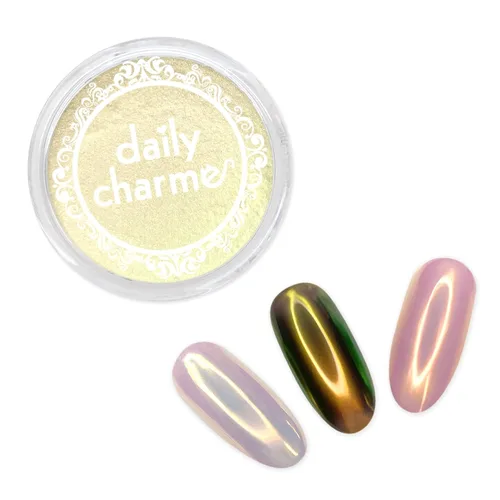 Miniatura 7 de Daily Charme Stardust Polvo cromado (amatista) 0.04 oz, polvo cromado iridiscente con efecto holográfico para uñas, manicura vibrante para el hogar