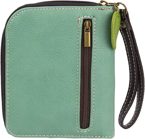 Miniatura 3 de Chala Bolsos Azul Pájaro Zip Alrededor de la cartera Hobo Amante de Aves Regalo