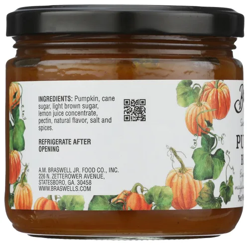 Miniatura 3 de Braswell's Mantequilla de calabaza gourmet: lote pequeño, especialidad reconocida, fabricada en Estados Unidos, desde 1946 (12.5 onzas)
