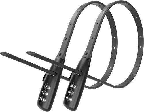 Miniatura 11 de WARLION Cerradura de Brida con Cable - Cerradura de Cable Ajustable de 3 Dígitos, para Portabicicletas, Casco de Motocicleta, Patineta, Esquís