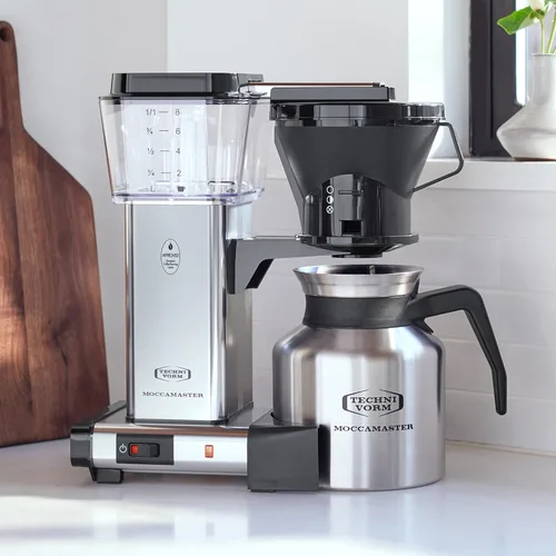 Miniatura 3 de Moccamaster 79212 KBTS Cafetera de color plateado pulido, con jarra térmica, rinde 8 tazas