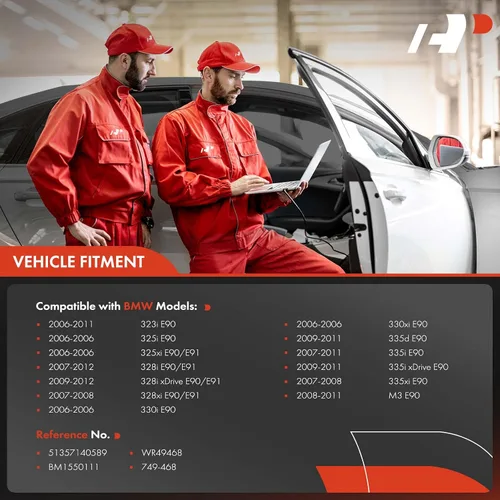 Miniatura 2 de A-Premium Regulador de Elevalunas Eléctrico sin Motor de Repuesto para BMW E90 E91 323i 325i 328i 330i 335i M3 Trasero Izquierdo Lado del Conductor