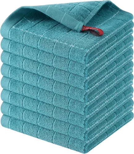 Miniatura 190 de Homaxy Paños de cocina 100% algodón de felpa, toallas de cocina ultra suaves y absorbentes para la cocina, adecuadas para secar y lavar platos