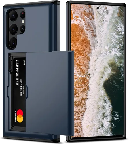 Miniatura 29 de Nvollnoe Funda para Samsung S23 con tarjetero 5G de 6.1 pulgadas, delgada, de doble capa, resistente, protector para Galaxy S23, funda con ranura