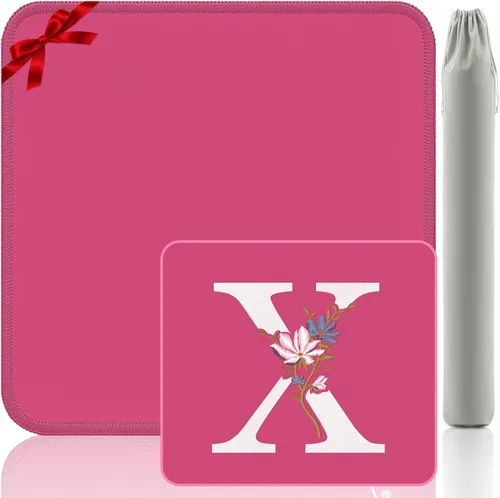 Miniatura 11 de Tapete Mahjong para mesa, neopreno antideslizante con reducción de ruido, 32.4 x 32.4 pulgadas, azul, perfecto para mahjong americano, póker
