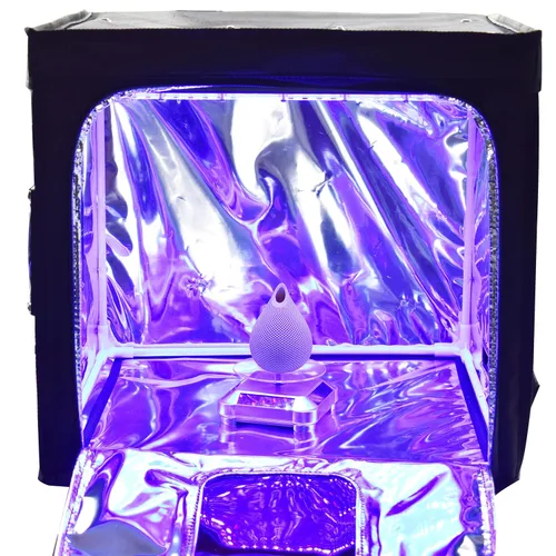 Miniatura 8 de Caja de curado con luz UV Recinto de curado 400 (L) 380 (W) * 400 (H) mm Gabinete de curado grande 365-460nm Luz UV para curar LCD SLA DLP