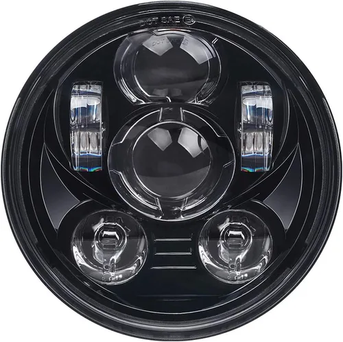 5-3/4 5.75 pulgadas LED faro delantero de motocicleta compatible con Harley Davidson Sportster Dyna Low Rider Street Bob lron 883 1200 Softail Wide