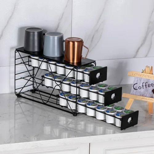 Miniatura 2 de Flagship Soporte para Cápsulas K de 3 Niveles Organizador de Cápsulas de Café para Ahorrar Espacio en Encimera de Cocina (Capacidad para 42 Cápsulas)