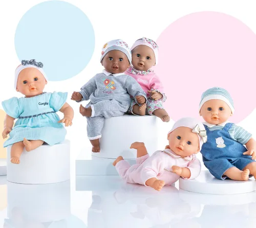 Miniatura 9 de Corolle Bébé Calin Maud - Muñeca bebé niño suave de 12" con aroma a vainilla, atuendo azul y ojos para dormir para niñas de 18 meses en adelante