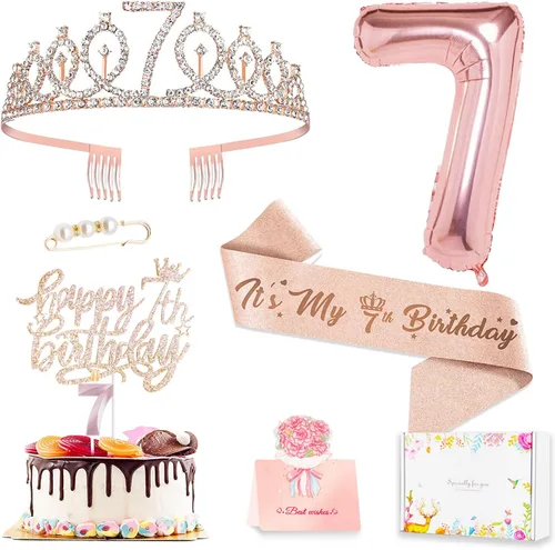 Miniatura 28 de Decoraciones de cumpleaños número 20 para mujer, banda y corona de cumpleaños, decoración de pastel y velas, globos de números, regalos de 20