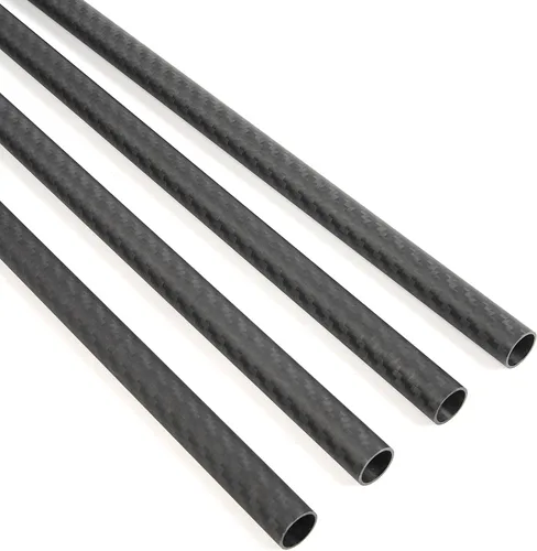 Miniatura 6 de 4 tubos de fibra de carbono de 0.394 in de 0.394 in x 0.315 in x 12.992 in, disponible de 6/8/12/14/0.630 in, acabado mate envuelto en rollo 3K
