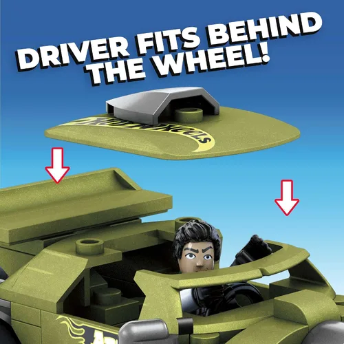 Miniatura 5 de Hot Wheels Mega Construx Aristo - Juego de construcción de ratas, juguetes de construcción para niños