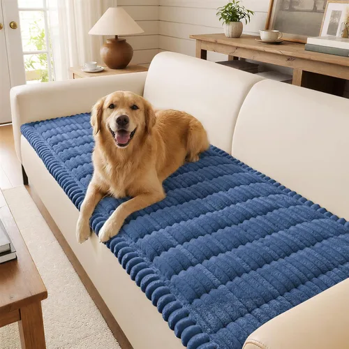 Miniatura 15 de decorUhome Funda de sofá para perros, funda antideslizante y mullida para sofá, para asiento, respaldo y reposabrazos, protector de sofá suave