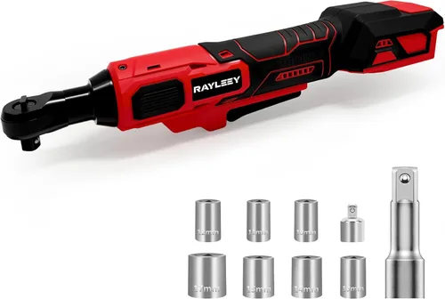 Miniatura 8 de Llave de trinquete inalámbrica de 3/8 pulgadas para batería DEWALT 20V MAX, kit de herramienta de trinquete eléctrico de potencia 45 pies/libras