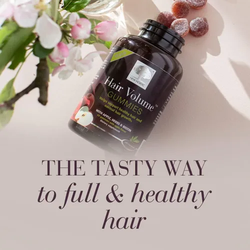 Miniatura 7 de NEW NORDIC Gomitas de volumen para el cabello, 2500 mcg de biotina, suplemento diario de vitaminas para el cabello para apoyar el cabello, la piel