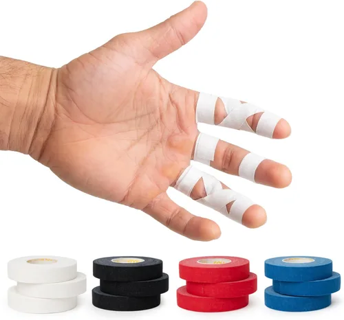 Gold BJJ Cinta de Jiu Jitsu – Cinta atlética fuerte para dedos, 1/2 pulgada x 30 pies – Protege los dedos de los pies en MMA, judo, lucha, artes