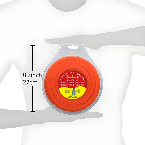 Miniatura 2 de . Reemplazo de líneas cuadradas de recortadora de 120 pulgadas para recortadoras naranja, 1 libra
