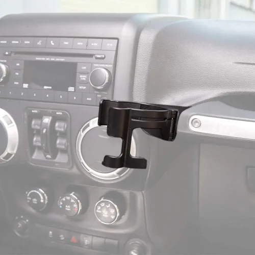 Miniatura 7 de Savadicar JK soporte multifunción para teléfono y bebidas, 2 en 1, soporte organizador atornillado, compatible con Jeep Wrangler JK JKU 2 y 4