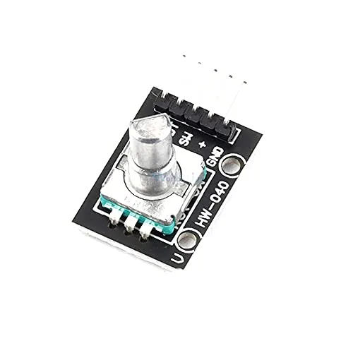 Miniatura 4 de 2 unids KY-040 360 grados Rotary Encoder Módulo para Arduino Compatible Sensor de Ladrillo Interruptor Desarrollo Junta KY-040 con Pines