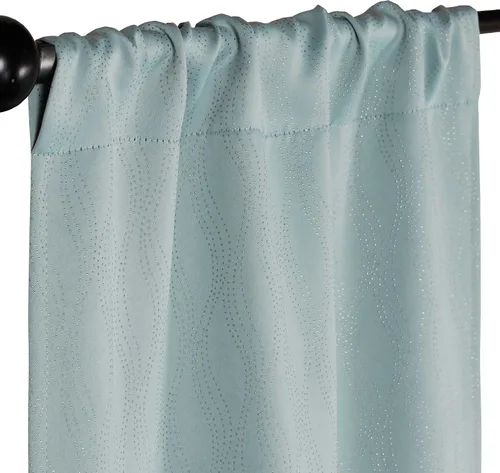 Superior Cortinas opacas, modernas y clásicas con bloqueo de luz, decoración de ventana para dormitorio, sala de estar, oscurecimiento térmico,