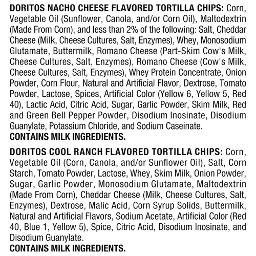 Miniatura 5 de Doritos Mezcla (queso nacho y rancho fresco), 1 onza (paquete de 10)
