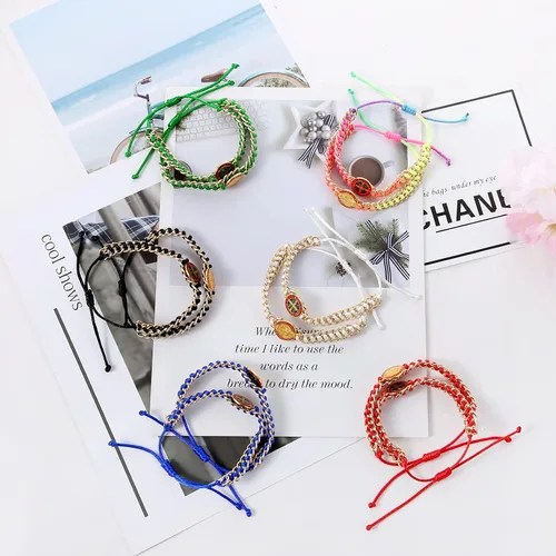 Miniatura 4 de Pulseras de rosario de 612 piezas de Virgen María, San Benito y San Judas Tadeo, regalo para mujeres, hombres, niños pequeños y niñas, cristal