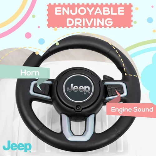 Miniatura 4 de Aosom Coche de empuje para niños, con sonidos del motor y almacenamiento debajo del asiento, auto deslizante con bocina, juguete para sentarse