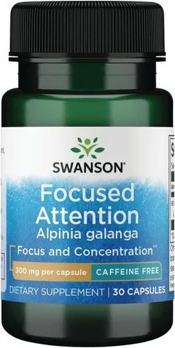 Miniatura 8 de Swanson Focused Attention Alpinia Galanga - Sin cafeína 300 mg 30 cápsulas (paquete de 2)