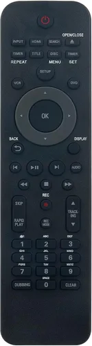 Miniatura 3 de NC254 NC254UH reemplazar el control remoto apto para Philips DVD/VCR reproductor DVDR3385V/F7