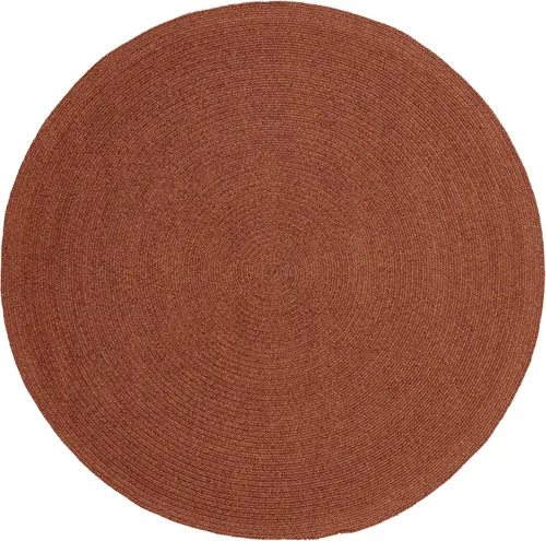 Miniatura 40 de BNM - Alfombra ovalada bohemia para interiores y exteriores con patrón trenzado sólido, perfecta para patio trasero, patio, oficina, sala de estar