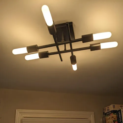 Miniatura 9 de Leools Bombilla LED esmerilada T10, bombilla LED tubular regulable E26, 8 W igual a 60 W, 3000 K, blanco suave, CRI90+, 600 lm, base E26 de T10