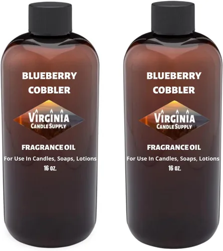 Aceite aromático Blueberry Cobbler (botella de 32 onzas) para hacer velas, hacer jabón, hacer tartas, aerosoles de habitación, lociones,