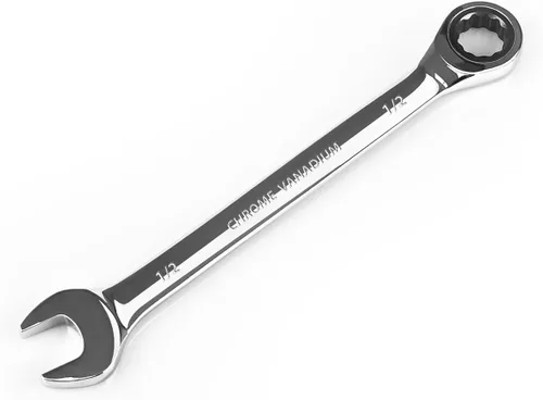 Miniatura 13 de Egofine Llave combinada de trinquete de 1-1/8 pulgadas SAE, llave de engranajes de grado industrial con diseño de 12 puntos, trinquete de 72