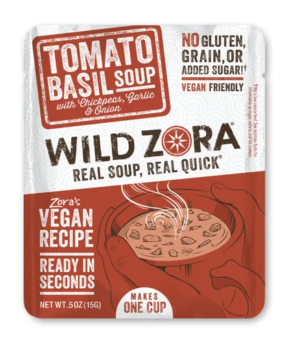 Miniatura 8 de Wild Zora Sopas instantáneas aptas para dieta cetogénica Savoy Beef paquete de 8 caldos hechos con carne 100% alimentada con pasto y verduras, sin