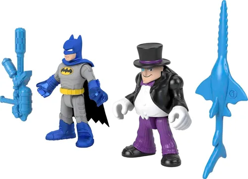 Miniatura 4 de Fisher-Price Imaginext DC Super Friends Batman & The Penguin - Juego de figuras para niños preescolares de 3 a 8 años