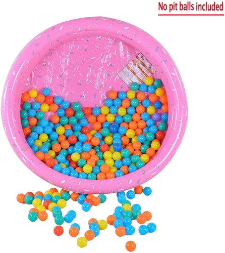Miniatura 3 de Piscina para niños, hamburguesa de sandía, piscina inflable de helado, piscina de agua en verano, piscina de 45 pulgadas Piscina de helados